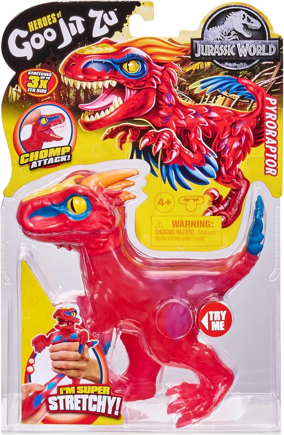 Goo Jitzu Jurassic World Chomp Attack Pyroraptor view 2