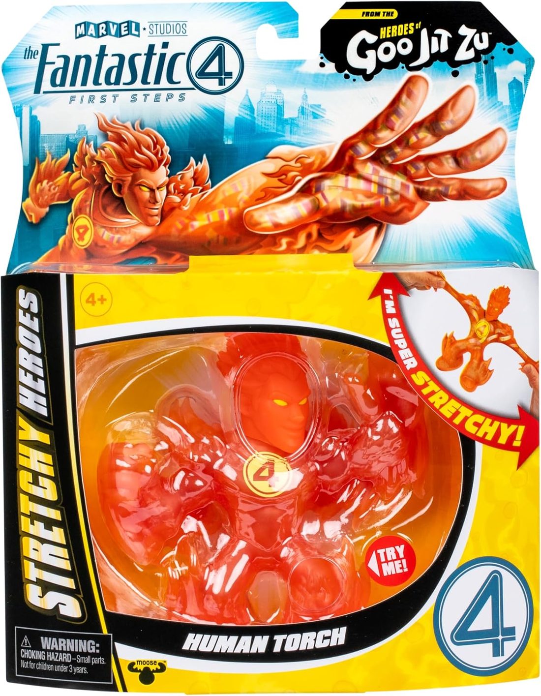 Goo Jitzu Marvel Human Torch view 3