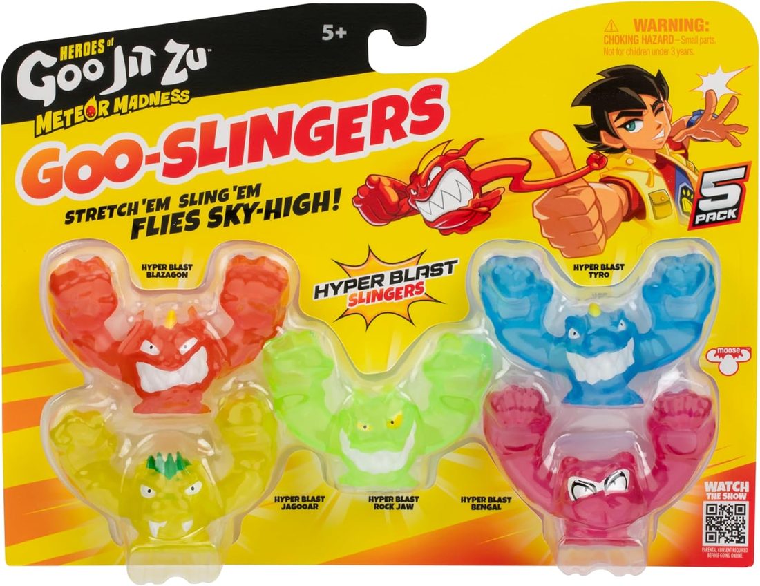 Goo Jitzu Meteor Madness Goo-Slingers 5 Pack view 3