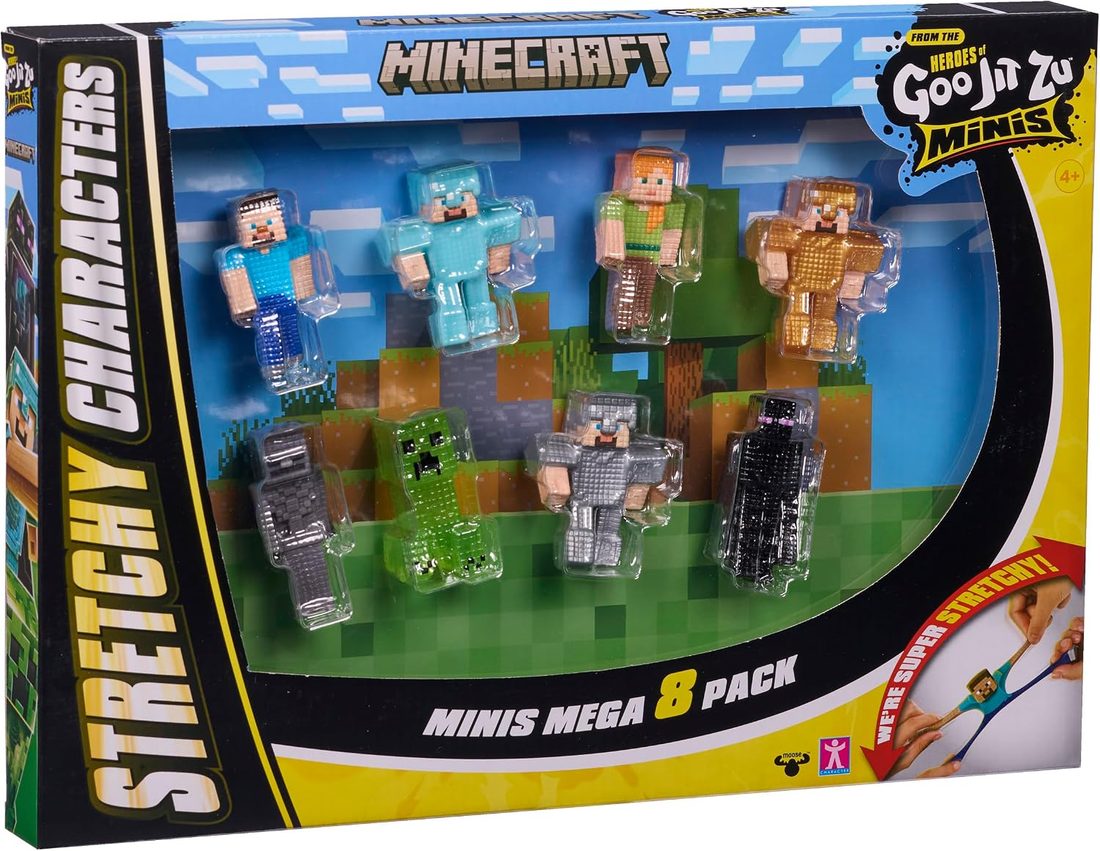 Goo Jitzu Minecraft Mini Figures Pack of 8 view 2