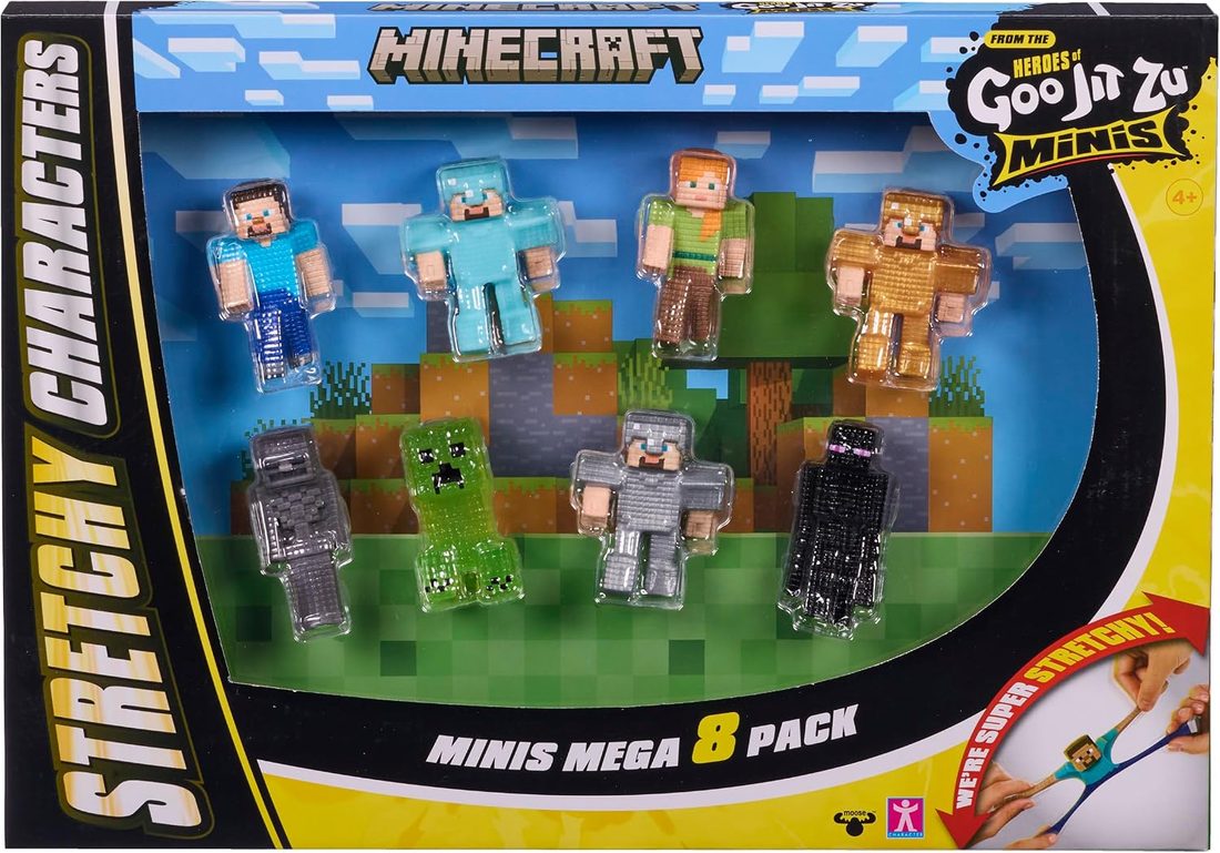 Goo Jitzu Minecraft Mini Figures Pack of 8